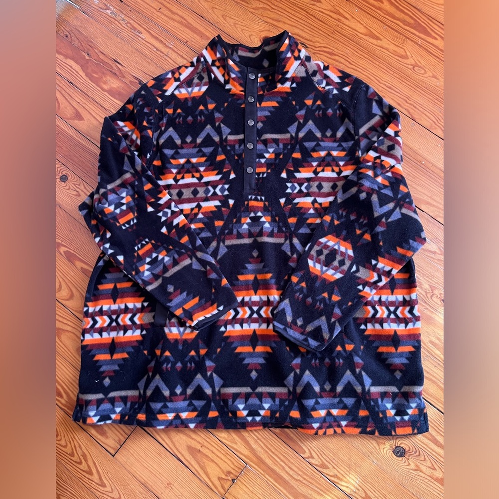 Fleece half zip pullover size 2XL